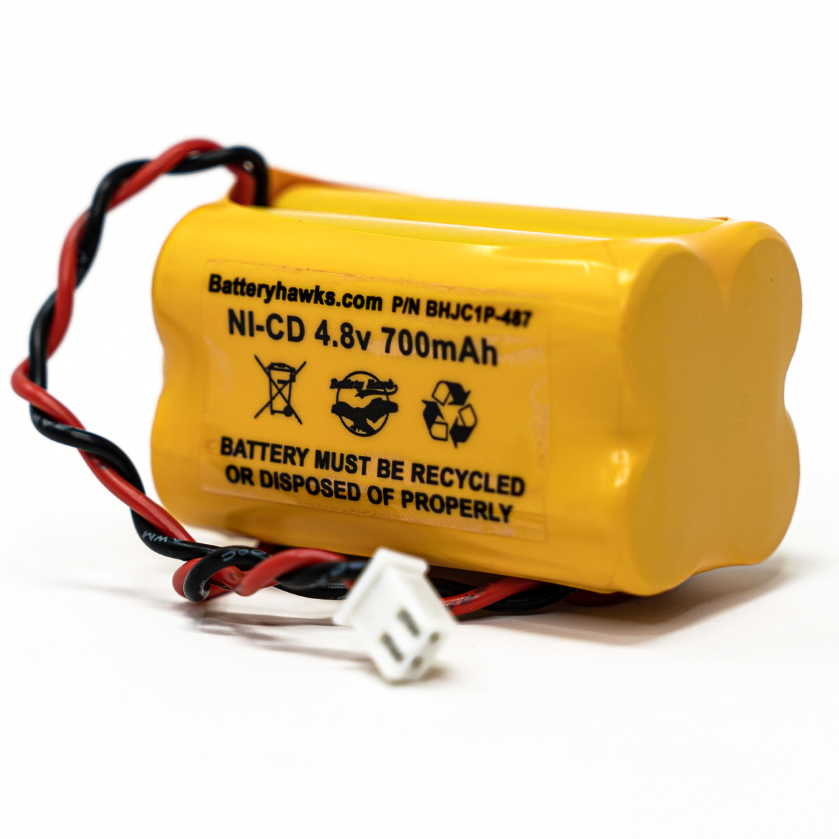 INTERSTATE NIC0186 Ni-CD Battery Replacement for Emergency / Exit