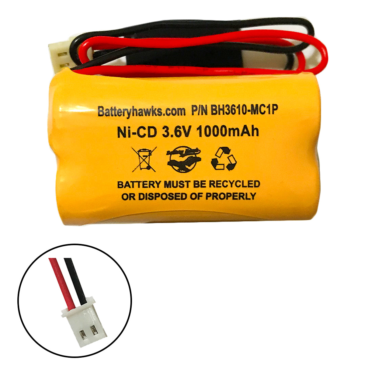 AAA Ni-MH batterie Rechargeable (2.4V, Montant 1, 1000 mAh