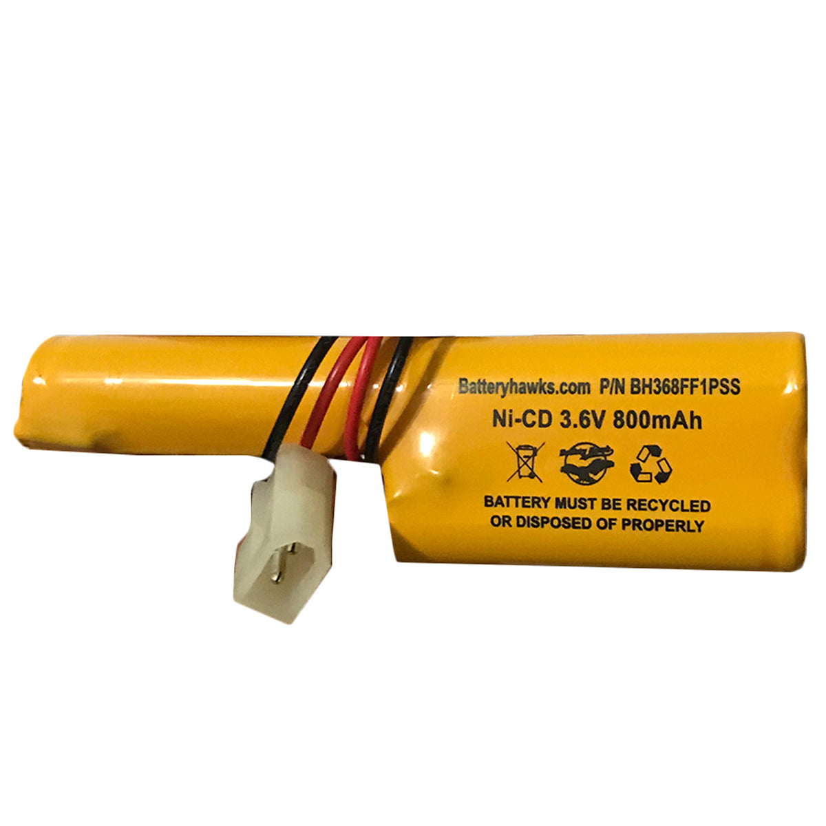 3.6v 800mAh Ni-CD Battery Pack Replacement for Emergency / Exit