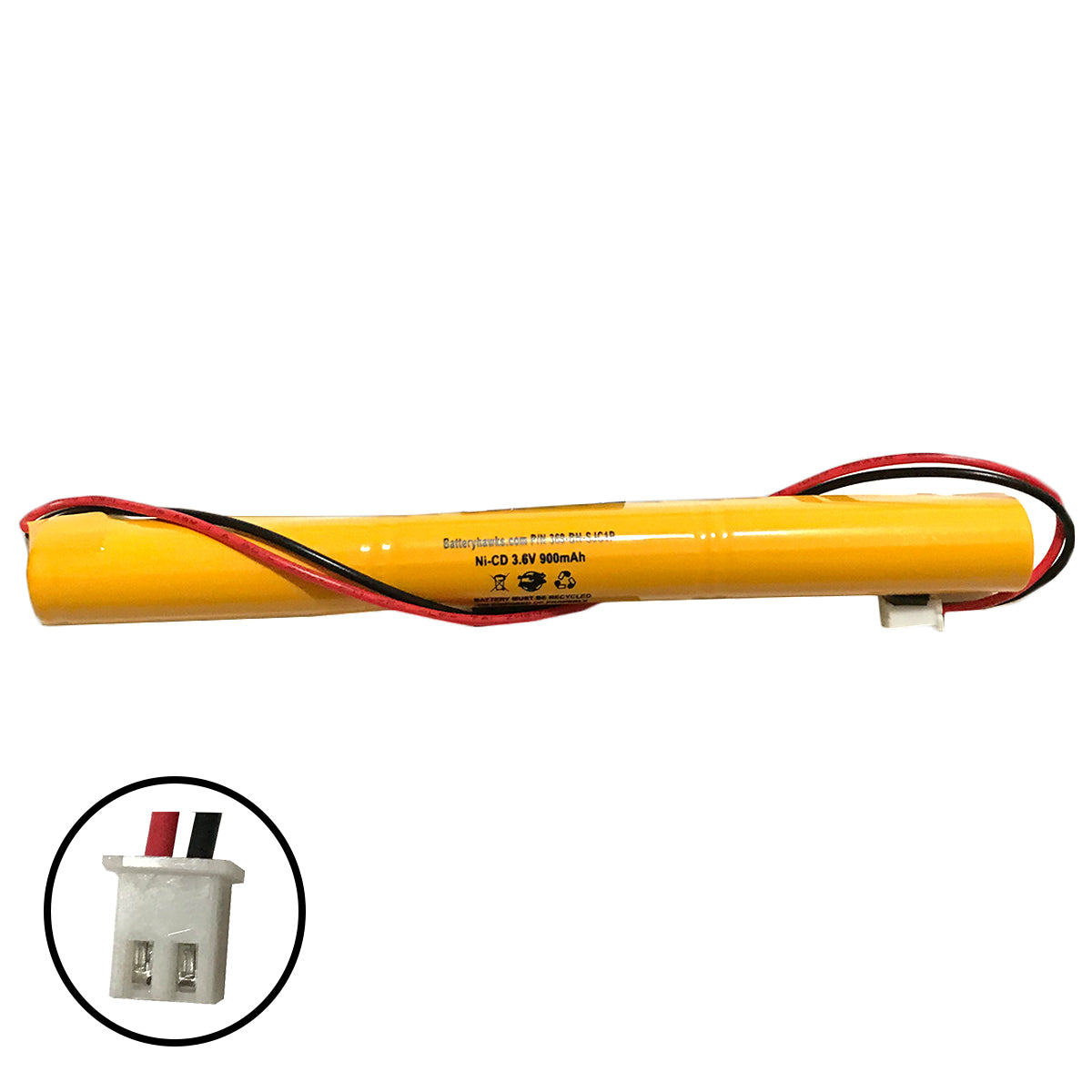 【新品タグ付】Picone イエローベスト サイズI 026-186 Battery All Pro 026186 Ni-CD Battery Pack Replacement for