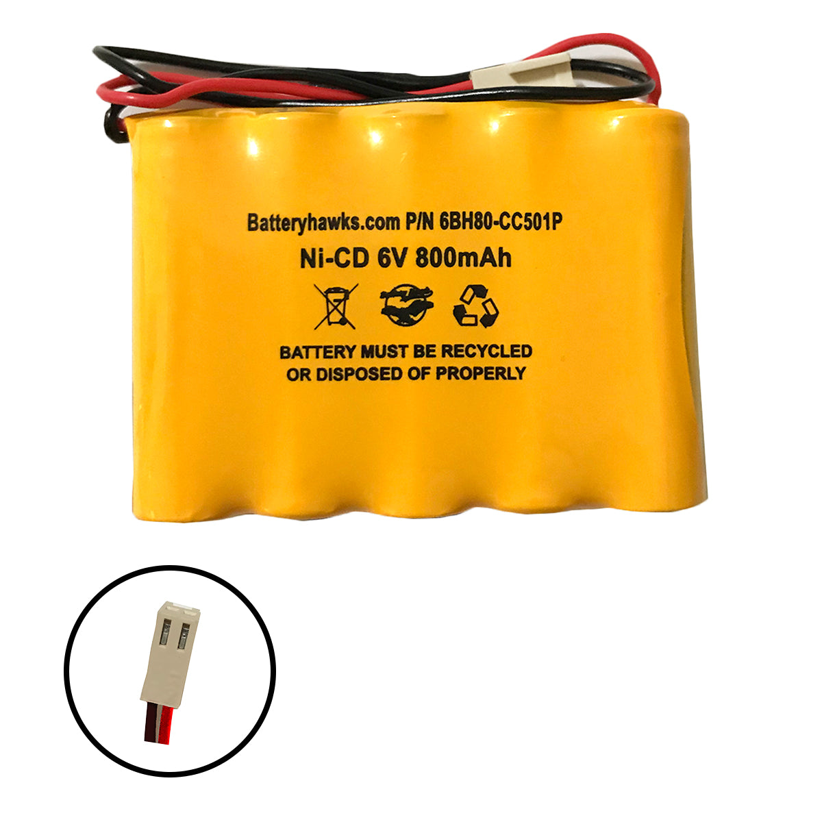 6 volt ni-cad rechargeable flashlight battery replacement 3.6v 650mAh Ni-MH Pack for SS Flashlight Battery Replacement Size Dimensions MagLite Rechargeable Battery Stick, for