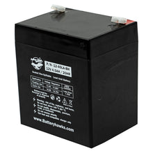 (5 Pack) 12V 4.5AH SLA F1 Terminal Sealed Lead Acid Battery for General Purpose