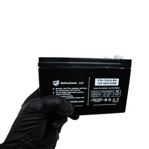(5 Pack) 12V 9AH SLA F2 Terminal Sealed Lead Acid Battery for Multiple use