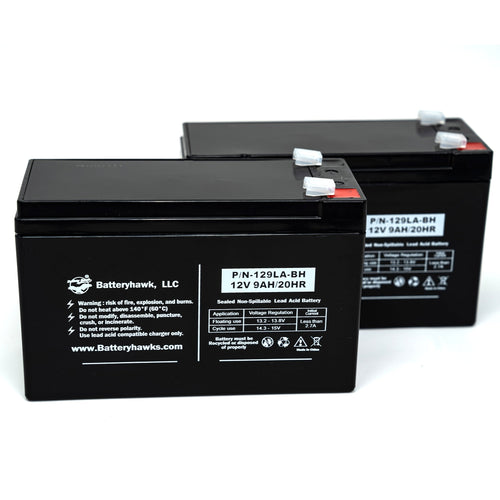 (2 Pack) PS-1290 PK1280F2 PS-1280 LP12-8.5 12V 9AH SLA F2 Terminal Battery