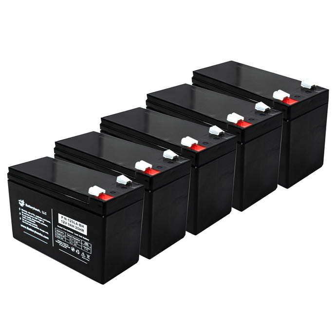 (5 Pack) NP9-12T NPX-35TFR PE12V9 UP-VW1228P1 12V 9AH SLA F2 Terminal Battery