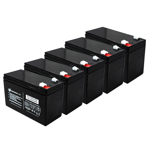(5 Pack) Acme Security Systems 621 622 625 626 RB12v6 SLA F2 Terminal Battery