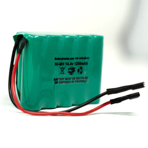 14.4v 1200mAh Ni-MH Battery Pack Replacement for Cordless Hand Vacuum