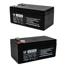 (2 Pack) 12V 3.3AH SLA F1 Terminal Sealed Lead Acid Battery for Multiple Use