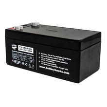 (10 Pack) 12V 3.3AH SLA F1 Terminal Sealed Lead Acid Battery for Multiple Use