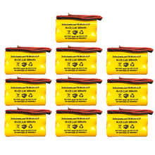 (10 Pack) Ni-CD AA300mAh 2.4V 6CGL5 LumaPro Battery for Emergency Light