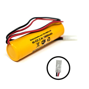 2.4v 1800mAh Ni-CD Battery Replacement Pack for Exit Sign Emergency Light