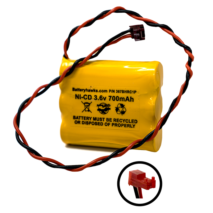 Battery Hawks COT10006 Batteryhawks NNYXSB Exit Sign Emergency Light Battery Replacement