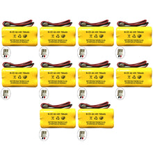 (10 pack) 4.8v 700mAh Ni-CD Battery Pack Replacement for Emergency / Exit Light