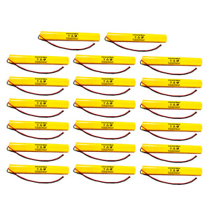 (20 Pack) 9.6v 900mAh Ni-CD Battery Replacement Pack for Exit Sign Emergency Light
