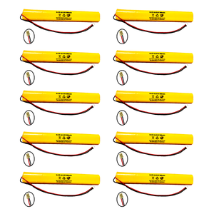 (10 Pack) BBAT0043A BBAT0044A AA900MAH 9.6V BAT9.6V700 Pack Exit Sign Emergency Light