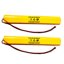 (2 Pack) BBAT0043A BBAT0044A AA900MAH 9.6V BAT9.6V700 Pack Exit Sign Emergency Light