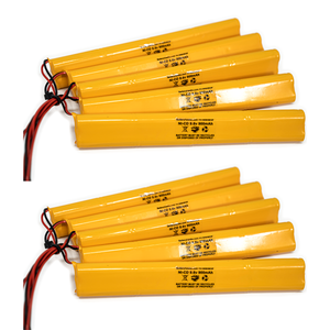 (10 Pack) 9.6v 900mAh Ni-CD Battery Replacement Pack for Exit Sign Emergency Light