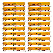 (20 Pack) 9.6v 900mAh Ni-CD Battery Replacement Pack for Exit Sign Emergency Light