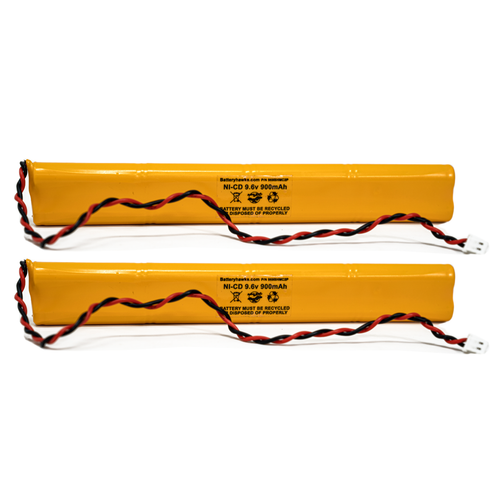 (2 Pack) ELB-B003 ELBB003 ELB-B004 ELBB004 Ni-CD AA700MAH 9.6V Pack Emergency Light