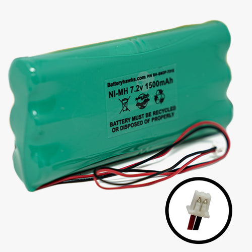 7.2v 1500mAh Ni-MH Battery Pack Replacement for Security System