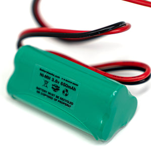 3.6v 650mAh Ni-MH Battery Pack Replacement for Flashlight