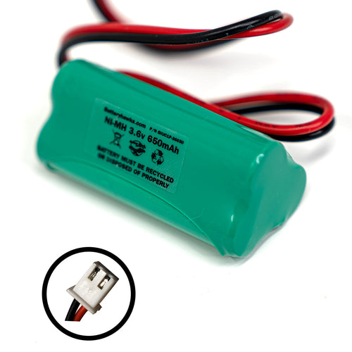 AAAHT650C Bayco 3.6v Ni-MH Battery Pack Replacement for Flashlight