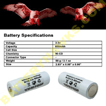 (5 Pack) 3.5v 800mAh Ni-CD Battery Pack Replacement for Otoscope