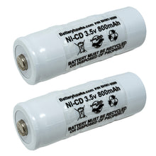 (2 Pack) 3.5v 800mAh Ni-CD Battery Pack Replacement for Otoscope