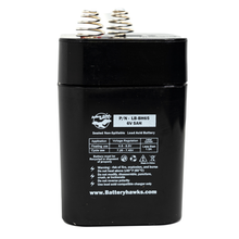 6V 5AH SLA Spring Terminal Sealed Lead Acid Battery for Lantern Flashlight