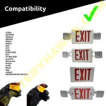 4.8v 300mAh Ni-CD Battery Pack Replacement for Exit Sign Emergency Light