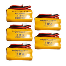 (5 Pack) 2472948 Battery ELSC-17923 Ni-Cad 4.8v 300mAh for Emergency Light