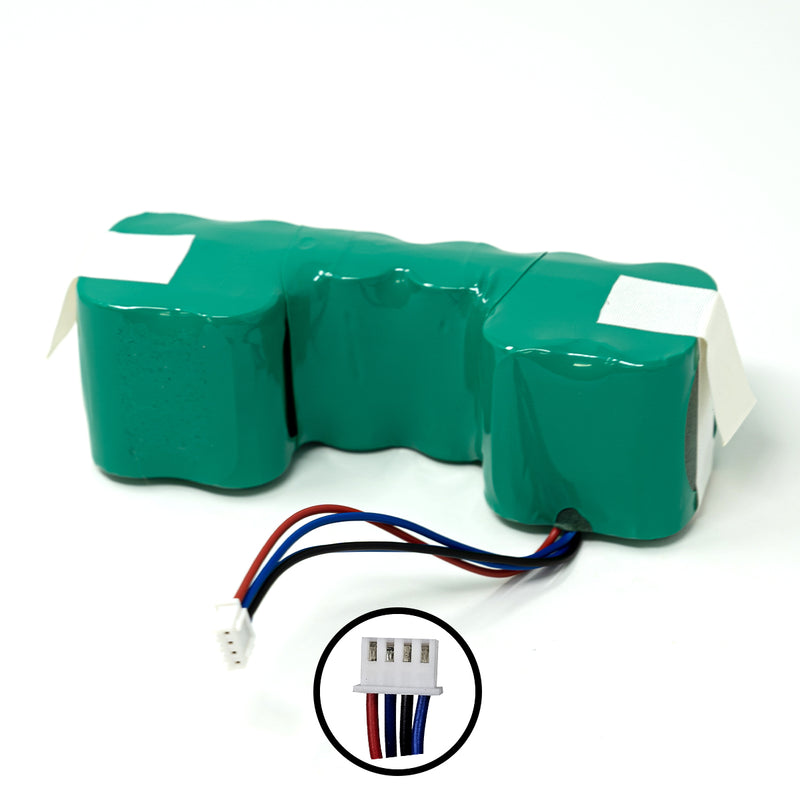 vhbw® NiMH Batteria di ricambio 3300mAh (6V) sostituisce LP43SC3300P5 per aspirapolvere Ecovacs Deebot, COD e Hoover