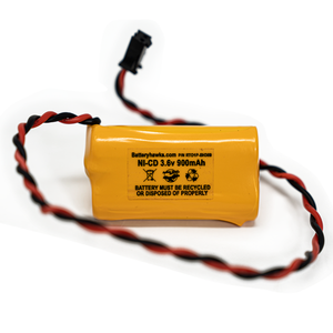 3.6v 900mAh Ni-CD Battery Pack Replacement for Emergency / Exit Light