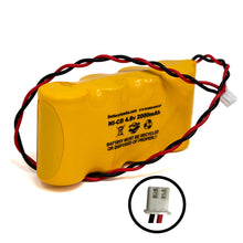 (4 Pack) 4.8v 2000mAh Ni-CD Battery Pack Replacement for Exit / Emergency Lights