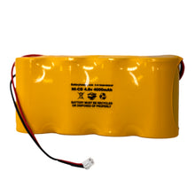 (4 Pack) 4.8v 2000mAh Ni-CD Battery Pack Replacement for Exit / Emergency Lights