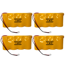 (4 Pack) 4.8v 2000mAh Ni-CD Battery Pack Replacement for Exit / Emergency Lights