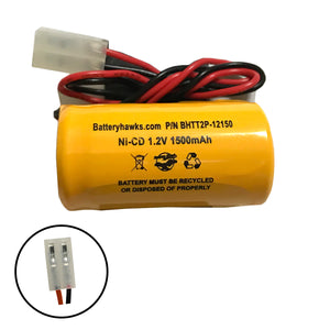 1.2v 1500mAh Ni-CD Battery Pack Replacement for Emergency / Exit Light