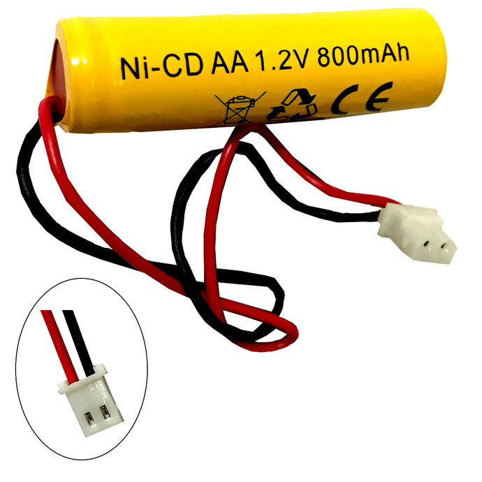 1.2v 800mAh Ni-CD Battery for Emergency / Exit Light