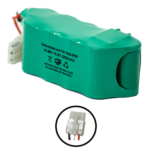 10.8v 2000mAh Ni-MH Battery Pack Replacement for Shark Cordless Stick Vacuum