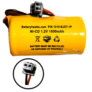 1.2v 1500mAh Ni-CD Battery Pack Replacement for Exit Sign Emergency Light