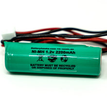 AA2200mAh 1.2V 2.2Ah Ni-MH Battery Pack for Solar Lights / Exit Light