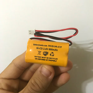 Interstate NIC1394 Ni-CD Battery for Emergency / Exit Light