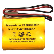 2.4v 1400mAh Ni-CD Battery Pack Replacement for Emergency / Exit Light