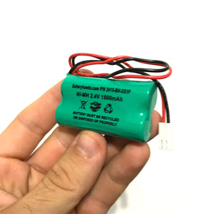 2.4v 1500mAh Ni-MH Battery Pack Replacement for Emergency / Exit Light