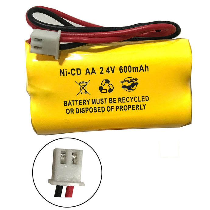 BST 2.4V AA400MAH JYH Ni-CD Battery Replacement for Emergency / Exit Light