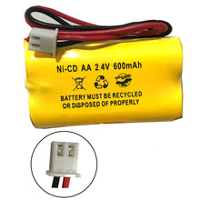 (10 pack) 2.4v 600mAh Ni-CD Battery Pack Replacement for Emergency / Exit Light