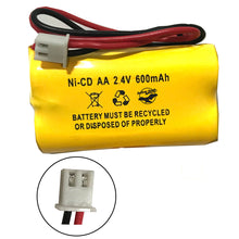 Ni-Cd AA400 2x 1.2V 0.4Ah Battery for Emergency / Exit Light
