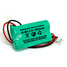2.4v AA1800mAh AA Ni-MH Battery Pack Replacement for Exit Sign Emergency Light