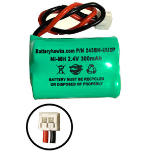 2.4v 300mAh Ni-MH Battery Pack Replacement for Restaurant Voice Pager