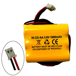 Ni-MH AA1500mah 3.6v JL Battery Replacement for Emergency / Exit Light